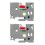 2PCS 36mm TZC Label Ribbon Printing Paper for PT-E100 PT-E100B PT-E200 1