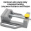 Aluminum Alloy Flat Clamp Fixed Clamping Hand Tool Simple Table Clamps Electric Drill Bracket Accessory 3
