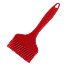 Kitchen Silicone Basting Brush Wide Pastries Brush Heat-Red