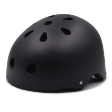 Skater Helmet Women Men Bicycle Helmet with Rotary Wheel Adjustment Sports Helmet for Bicycle Skateboard Scooter BMX Black S