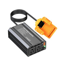 Inverter di Potenza per Auto da 300 W per Batteria Agli Ioni di Litio per , Inverter per Esterni di Tipo C PD65W, Generatore di Corrente USB A