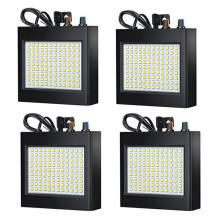 4 Strobe Lights White 108 Bright LED Bulbs Party for Room Stage Dance