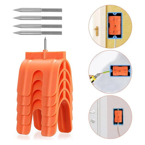 5PCS Drywall Outlet Markers - No Measuring Needed, Ideal for Electrical Outlets Installation 2