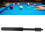 14 Zoll Billard-Queue-Verlängerung aus Kohlefaser 11