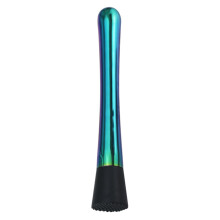 Stainless Steel Cocktail Muddler with Ergonomic Grip for Mixed Drinks and Lemon Crushing