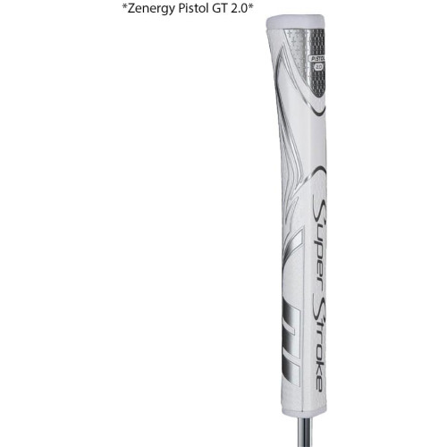 SuperStrokePutter Grip Pistol 1.0 white/silver 1