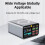 80W Charging Station with Retractable USB-C Cable Fast Charger for Tablet PC Phones Multiple Devices UK Plug 7