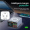 80W Charging Station with Retractable USB-C Cable Fast Charger for Tablet PC Phones Multiple Devices UK Plug 4
