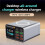 80W Charging Station with Retractable USB-C Cable Fast Charger for Tablet PC Phones Multiple Devices UK Plug 6