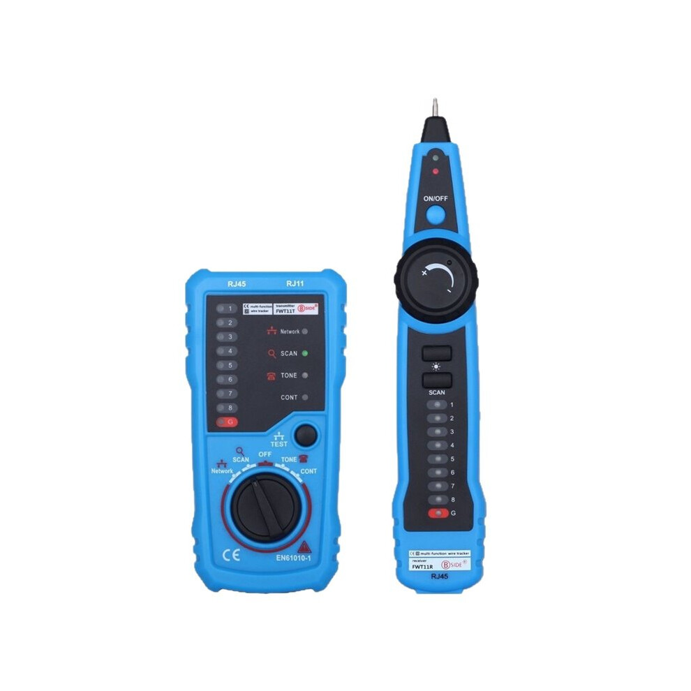 Bside Network Cable Tester, Line Finder, Rj11 Rj45 Cable Tracer, Telephone Line Test, Ethernet Lan Network Cat5/6 Collation 6134064390785