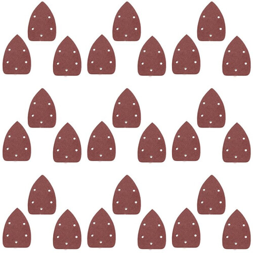 200PCS 100Grits-800Grits Mouse Detail Sander Sandpaper Sanding Sheets