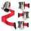 2pcs Retractable Barrier Strips Wall Mount Crowd Control System for Playgrounds and Schools 3