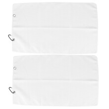 Microvezel golfhanddoeken, drievoudig opvouwbaar ontwerp voor compactheid en stijl, draagbaar schoonmaakaccessoire voor sportliefhebbers (2 stuks)