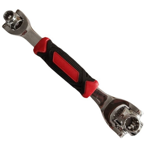 Universal Wrench Hardware Tool 52 in 1 Maintenance 360-Degree Rotating