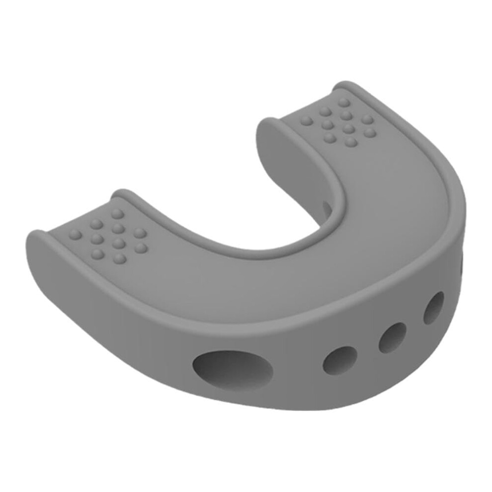 Grey K9g8 1 Piece Silica Gel Jaw Trainer For Face Muscle Training Chin Cheeks Training Equipment For Men And Women