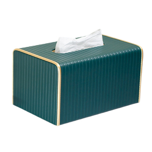 Θήκη για χαρτομάντιλα Cube με τηλεχειριστήριο, Δερμάτινο κάλυμμα χαρτομάντιλου,