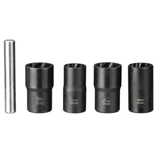 5-Piece Set Of Broken Bolt Puller Head To Take Hexagonal Screw Tool Nu 2