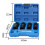 5-Piece Set Of Broken Bolt Puller Head To Take Hexagonal Screw Tool Nu 6