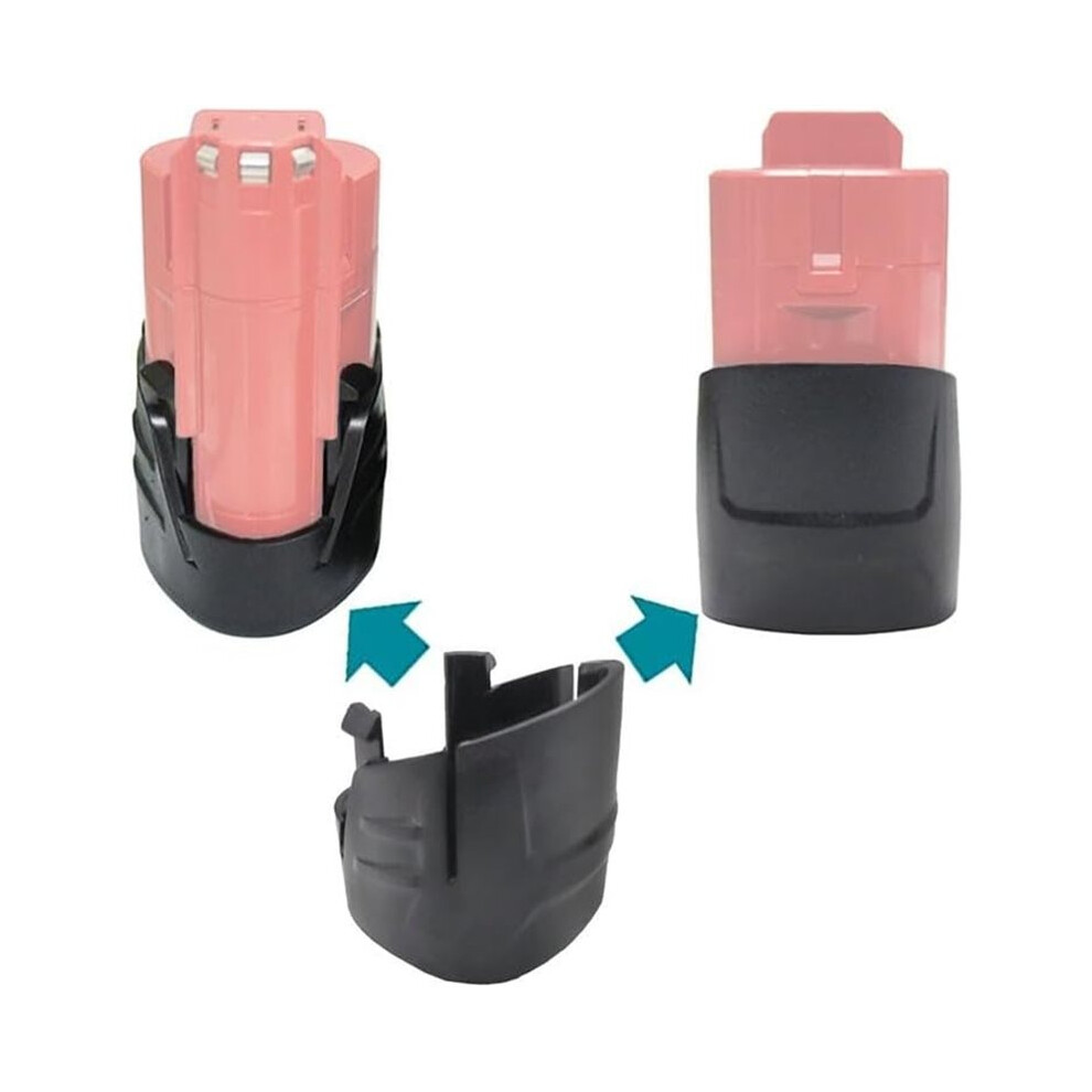 4Pcs Replacement M12 Battery Case For Milwaukee,Cordless Power Tool Batteries Cover Bottom Shell Housing Kit 48-11-2411 6132964708747