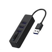 USB 2.0 HUB Cable Splitter Converter USB Disk TF  Card Integrated Reader Extend Adapter Data Transfer 3