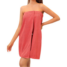 Roupão de banho feminino com toalha de cabelo, toalha de spa de microfibra superabsorvente para banho de chuveiro, fecho ajustável, leve e de