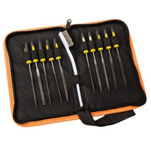 Steel File Set Small Grinding Tool DIY with Storage Bag and Brush