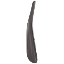 Long Handle Shoehorn Ergonomic Gray Plastic for Men Easy Shoe Wearing Lightweight Travel Tool