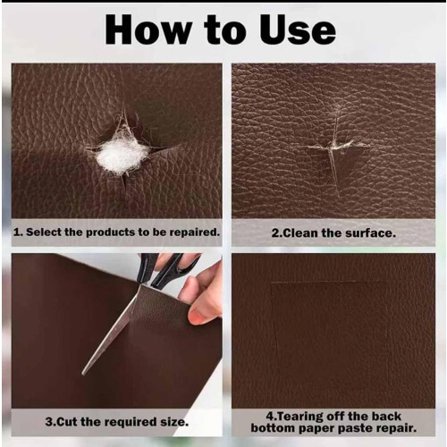 Leather  Patch, Waterproof Self Adhesive Kit for Sofa Couch Cabinets, Large 98x54 Inch Pink 2