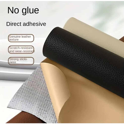 Leather  Patch, Waterproof Self Adhesive Kit for Sofa Couch Cabinets, Large 98x54 Inch Pink 1