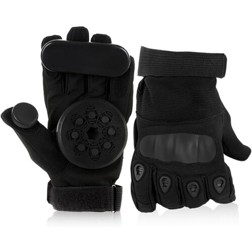 CBST04 Sliders Gloves Longboard Slide with Spark Pucks 1 Pair 2