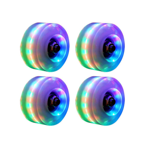 LED Light Scooter, Flash Skate Wheels, 4 Pack Luminous Lights with Skate Scooter