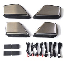 Copertura per Altoparlanti Auto per A6 C8 A7 Pannello di Rivestimento Della Portiera 30 Colori LED Che Emettono Luce Accessori per Coperture per