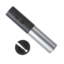 Rechargeable Electric Wine Opener with Foil Cutter Kit and Ergonomic Matte Grip