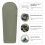 Ultralight Sleeping Bag Liner 128g Small Pack for Backpacking, Camping Green 2