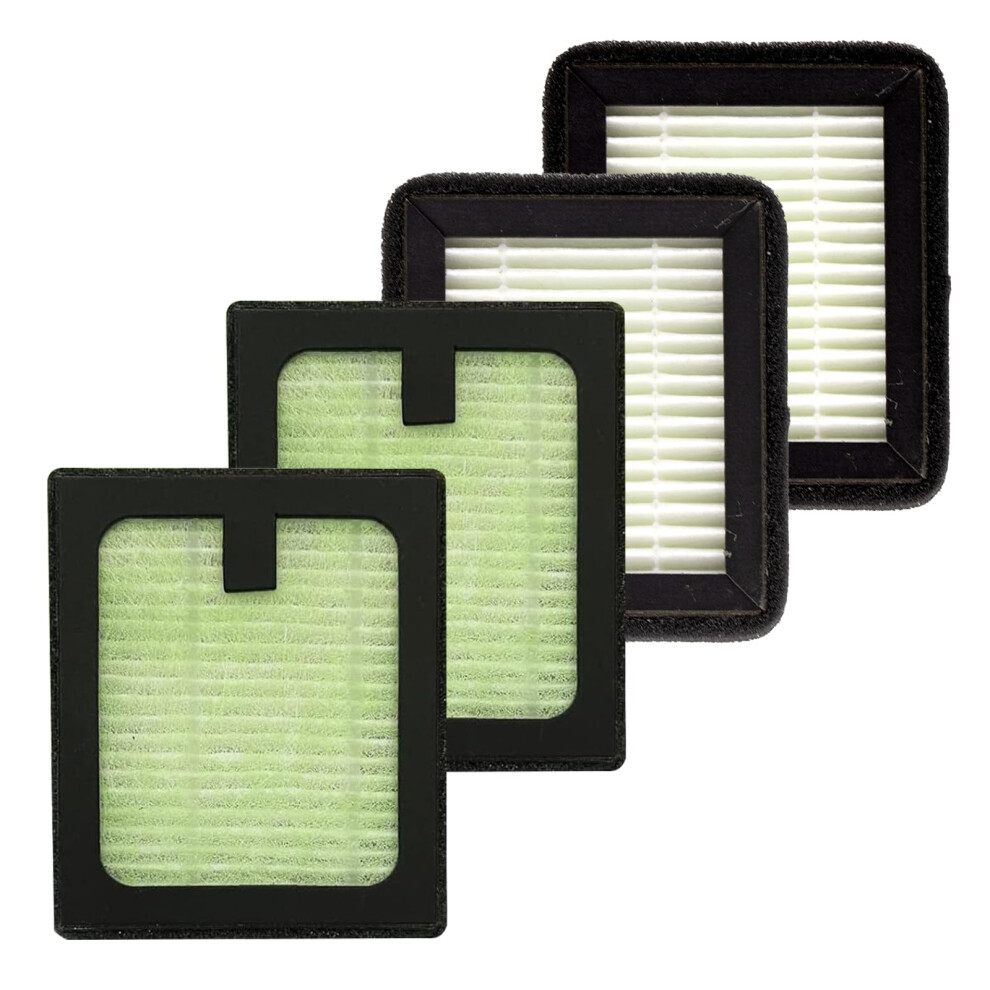 4 Pack Advanced HEPA Filter Replacement for Baby Brezza Bottle Dryer 99.9% Particle Removal