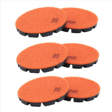 6 PCS Diamond Floor Polishing Pads Resin Bond Terrazzo Diameter 4 Inch