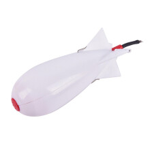 Carp Fishing Feed Rocket Bait Feeder Basket 5.5x5.5x14.5cm White
