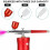 Portable Airbrush Kit with Compressor, Rechargeable Cordless Handheld 4