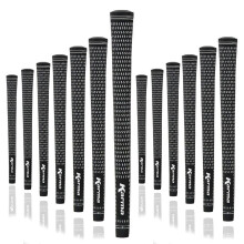 Velour Golf Grips 13 Pack Undersize to Jumbo 6 Colours Black/White