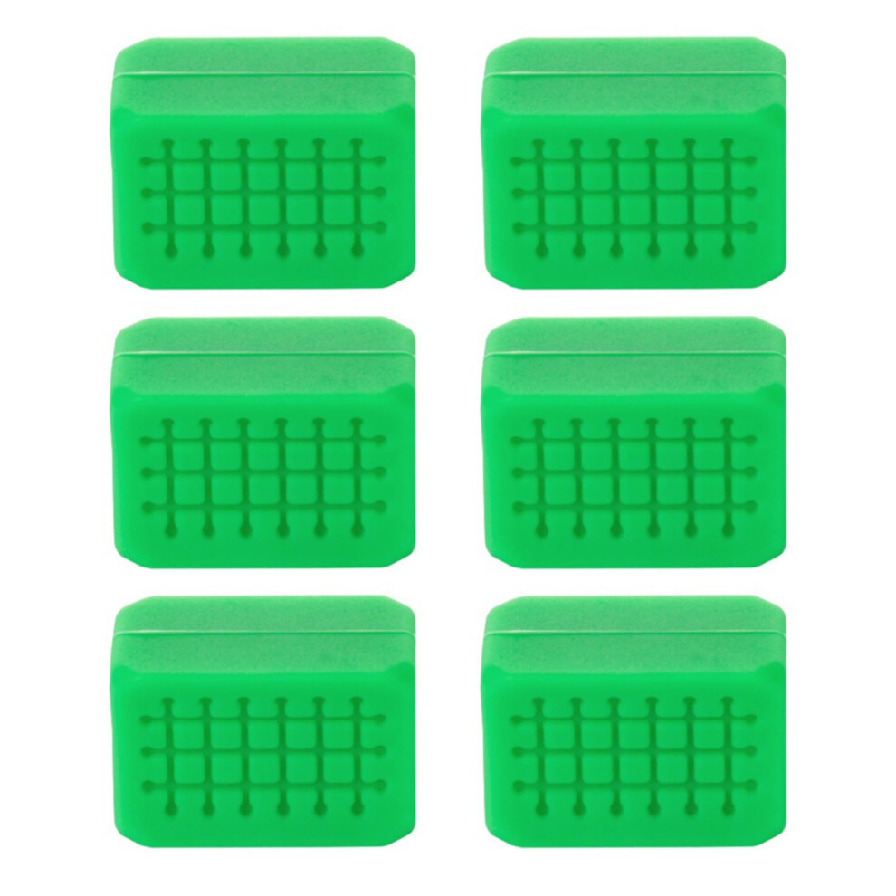 6 Pieces Lower Jaw Shaper Muscle Stronger for Women Men Jaw Trainer for Double Chin Jaw Chewing Trainer Face Sculptor Green