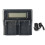ENEL9 Camera Battery Double Charger LCD Digital for D40X D60 D3000 D50 5