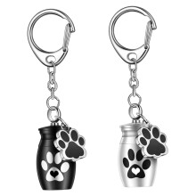 Dog Pet Ashes Keepsake Urn Keychain Ornament Metal Ash Keychain Pendant Ref: 4548
