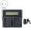 ENEL9 Camera Battery Double Charger LCD Digital for D40X D60 D3000 D50 6