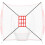 Portable Baseball Practice Net Hitting Pitching Batting Training Backs 5