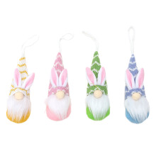Ornáidí Gnome Cásca Maisiúcháin Coinín Lámhdhéanta Maisiúcháin Cóisir Earraigh Siombail Ádhúil Bábóga Plush Crochta Maisiúcháin