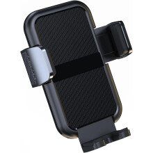 Suport universal pentru telefon auto, pentru bord - Design cu inel magnetic, suport negru