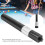 Adjustable Extender Pool Cue Telescopic Rod Extension for Black Carbon 6