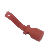 Long Handle Shoe Horn for Seniors and Elderly, Easy SlipOn Shoes, Ergonomic Grip, Red