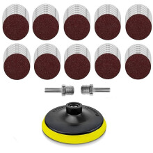 100PCS 5 Inch Sanding Discs Sandpaper with Hook and Loop , Angle Grind