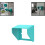 EV Charging Station Cover Waterproof UVResistant Outdoor Protector for 86 Type Socket Cyan 4